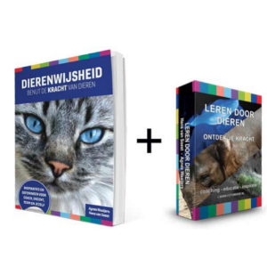 livre dierenwijsheid et set de cartes leren door dieren, boek + kaartset wit kader 300x300 px